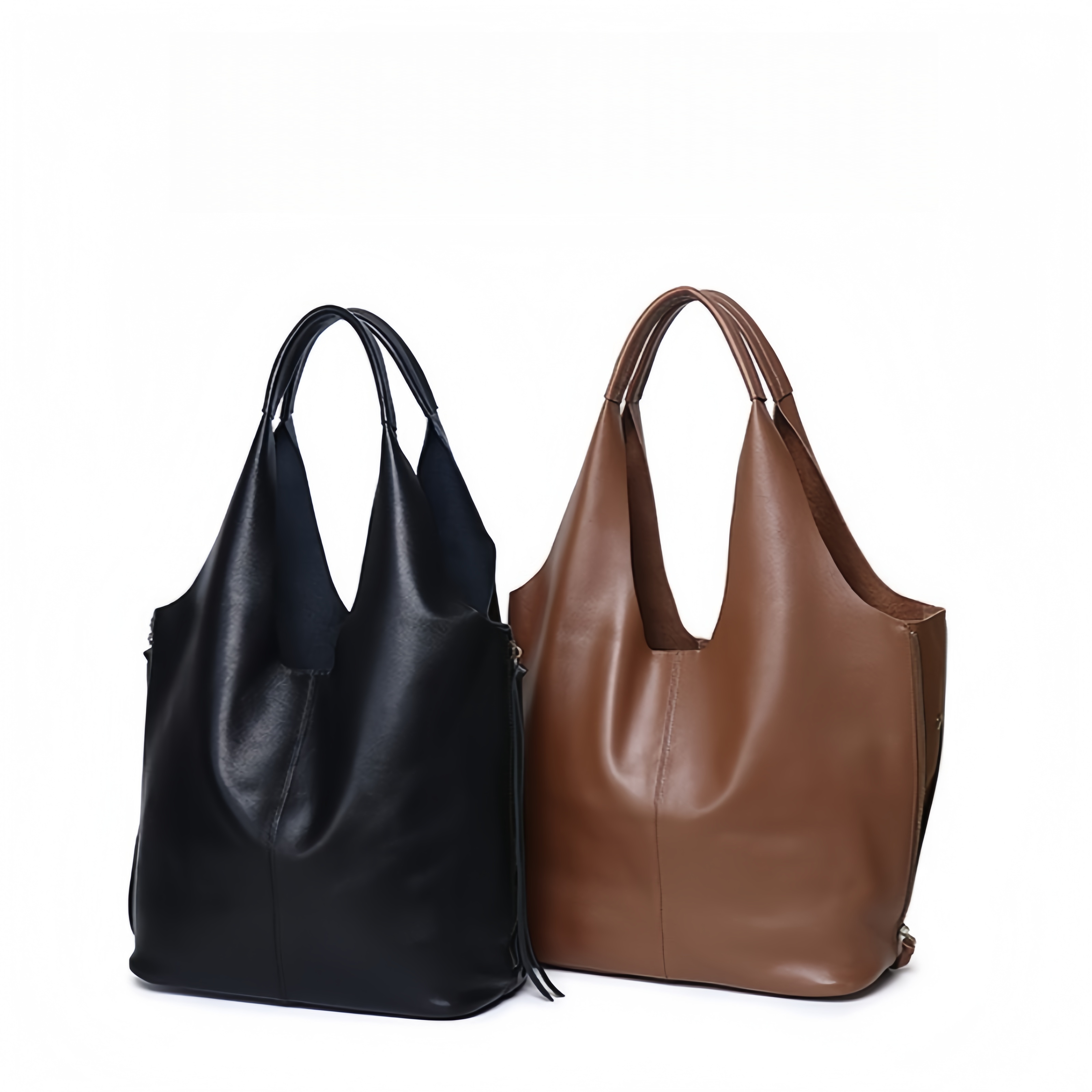 Luxury Bags Vendor - Luxury Cowhide Leather Women Tote Bag,