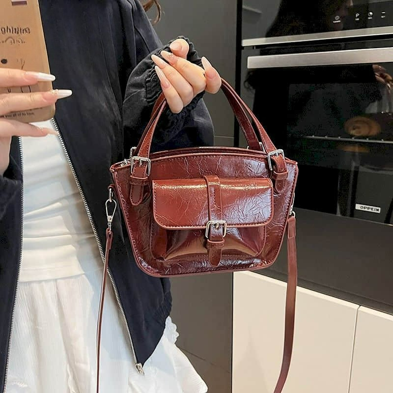 Luxury Bags To Sell - Crossbody Bags Korean Style Versatile Bucket
