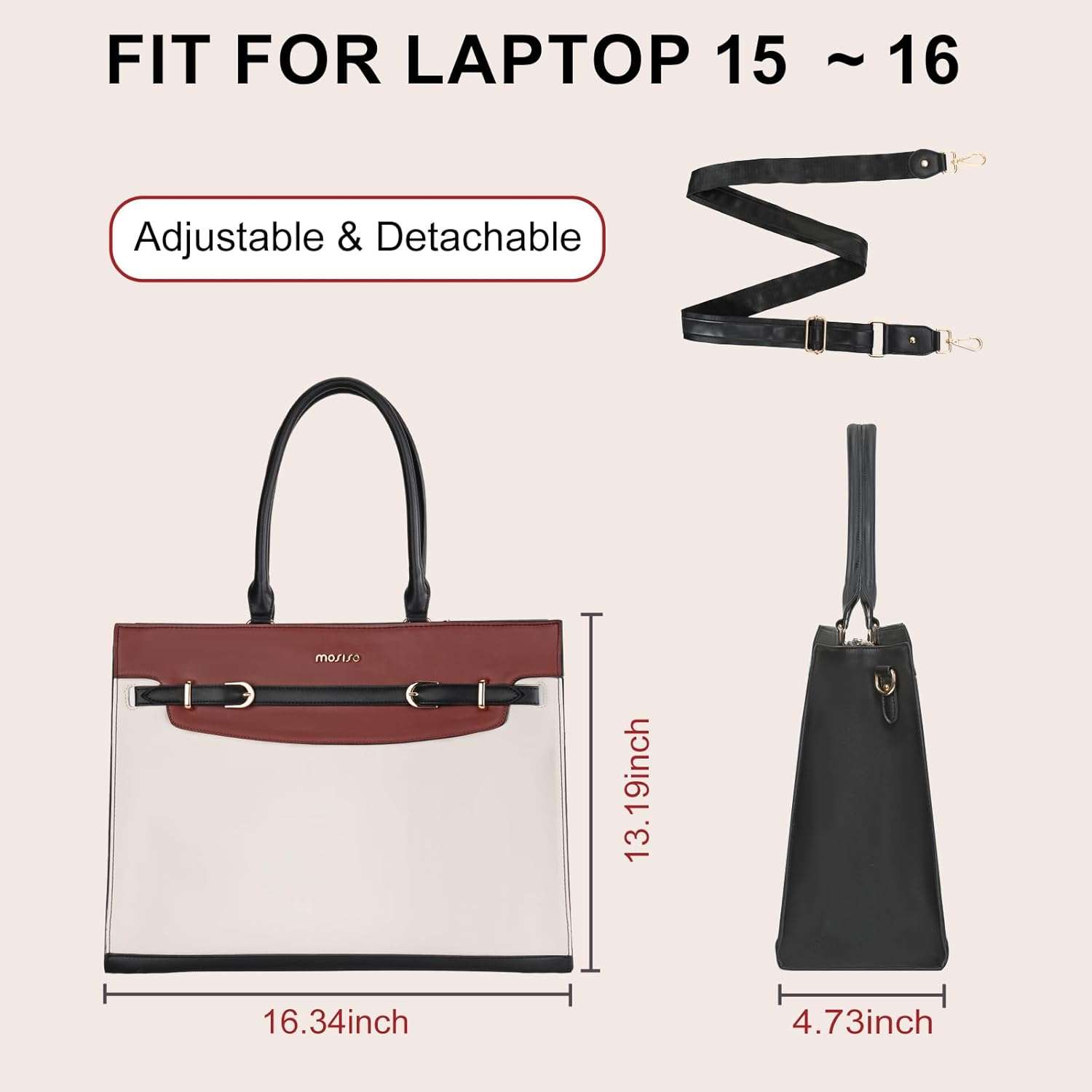 Laptop Bag 15 16 inch PU Leath - đánh giá và giá Laptop Bag Leather 15