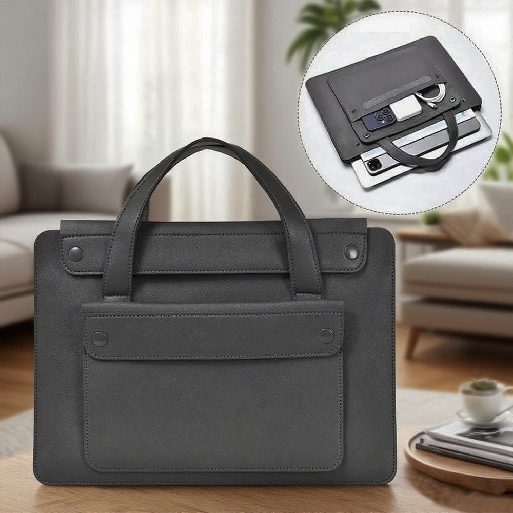 Laptop Bag Handbag Sleeve PU L - đánh giá và giá Laptop Bag Leather 15