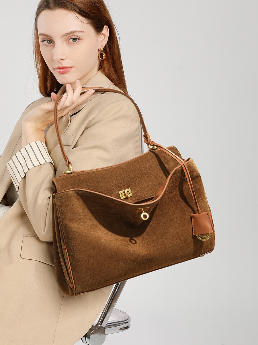 Autumn Winter Women's Suede ge - đánh giá và giá Luxury Bags Tote