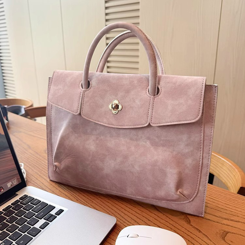 Elegant Pink PU Leather Laptop - đánh giá và giá Laptop Bag Leather 15