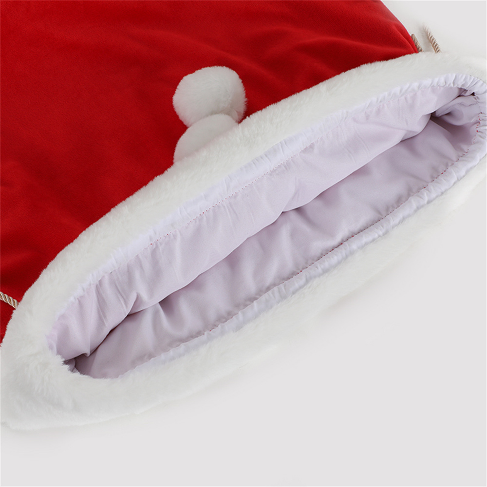 Plush Christmas Santa Sack Cor - đánh giá và giá Luxury Xmas Bags