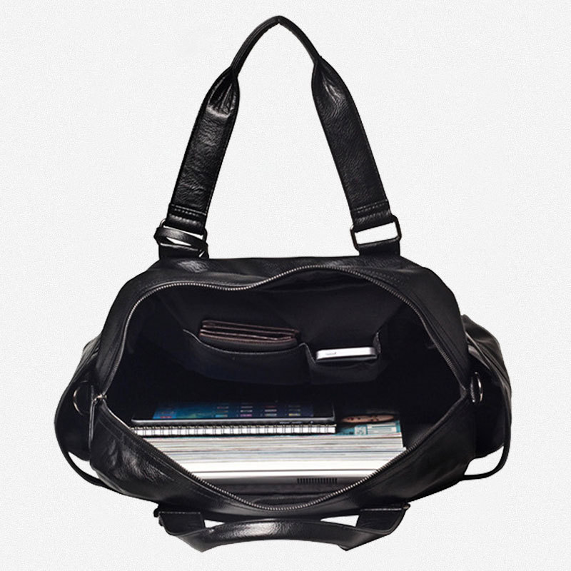 Men PU Leather Briefcase Top-H - đánh giá và giá Luxury Bags Tote