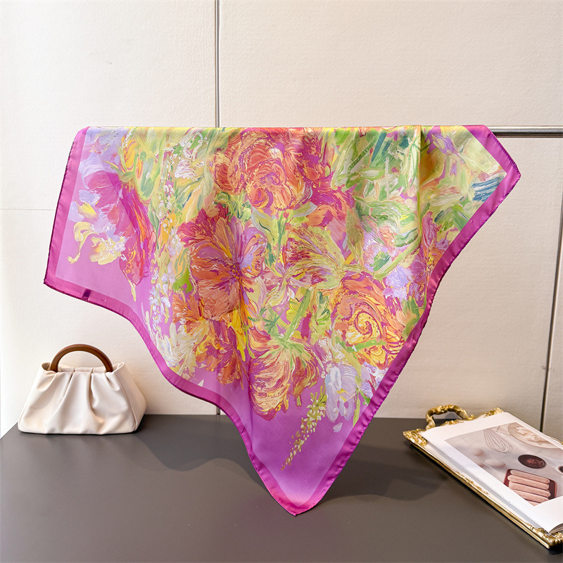 70*70cm Silk Square Scarf Wome - đánh giá và giá Luxury Bags For Summer