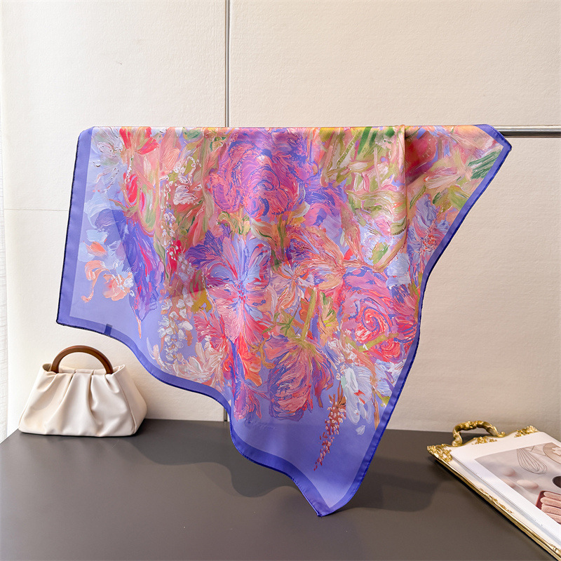 70*70cm Silk Square Scarf Wome - đánh giá và giá Luxury Bags For Summer