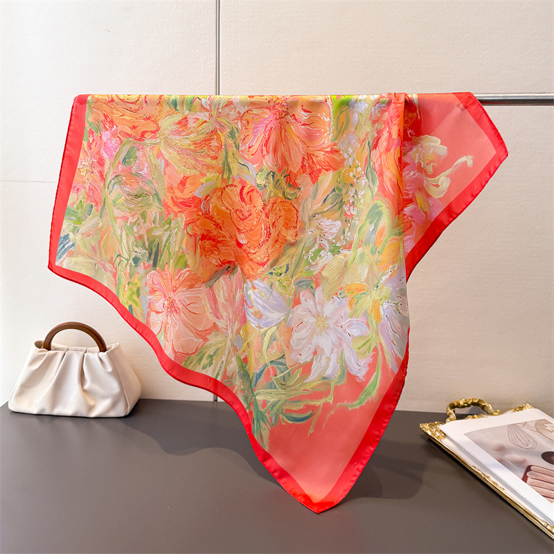 70*70cm Silk Square Scarf Wome - đánh giá và giá Luxury Bags For Summer