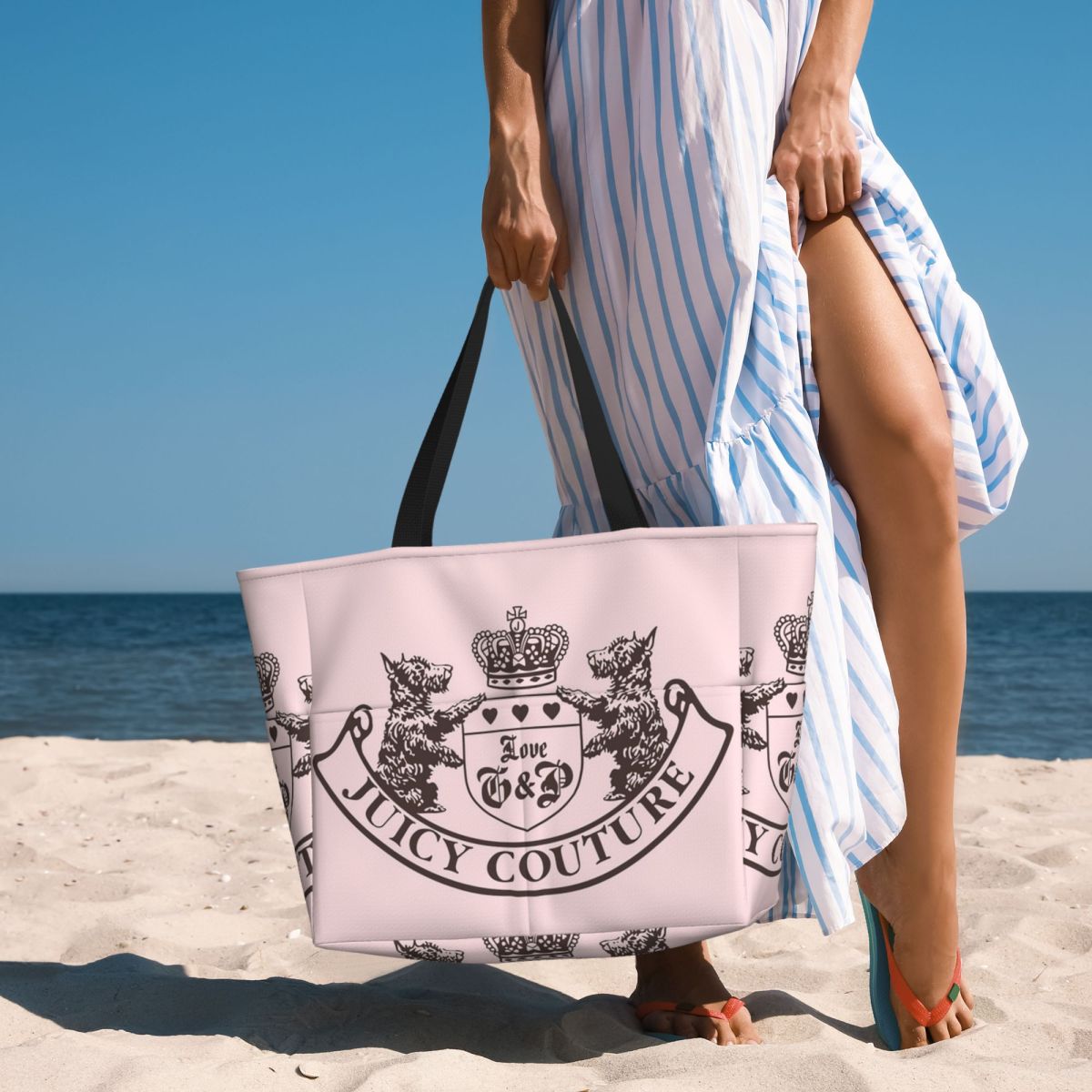 Y2k Juicy Couture Crest Beach  - đánh giá và giá Luxury Yoga Bags