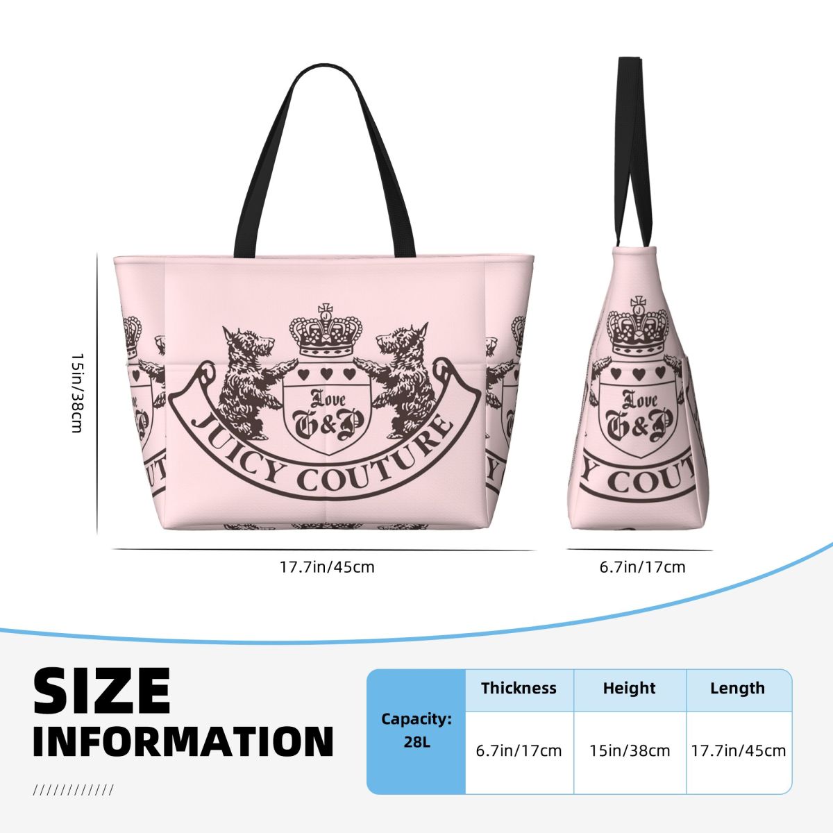 Y2k Juicy Couture Crest Beach  - đánh giá và giá Luxury Yoga Bags
