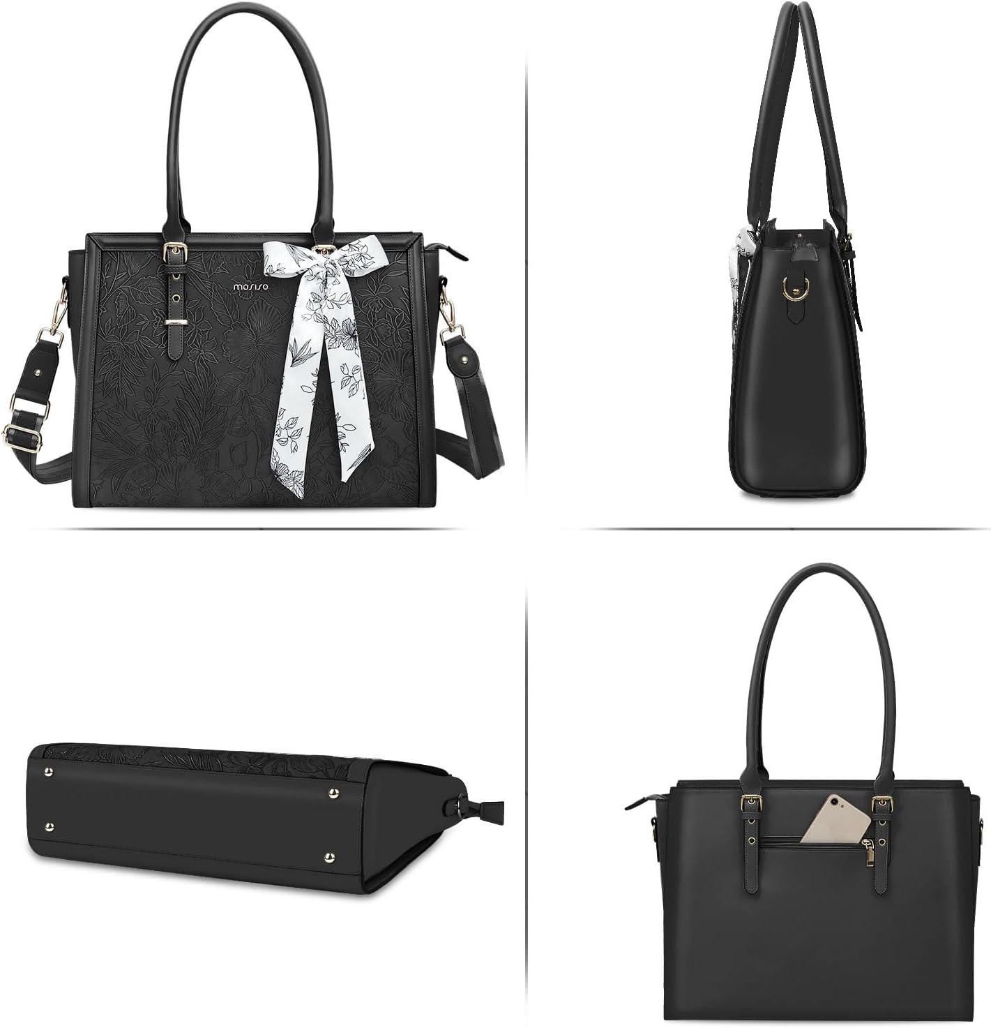 Laptop Bag for Women Luxury PU - đánh giá và giá Laptop Bag Leather 15
