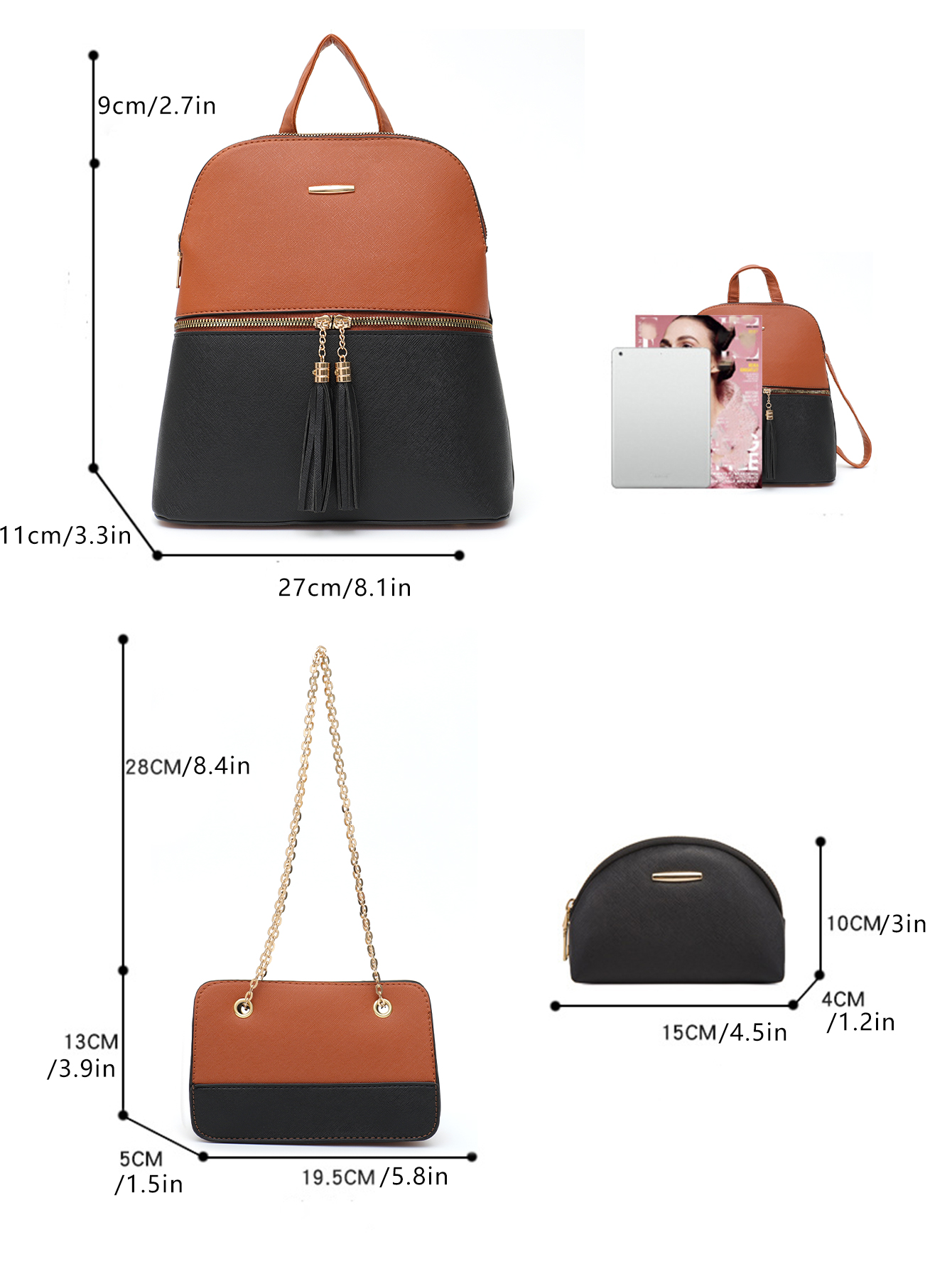 4 PCS Bags Set Women's Fashion - đánh giá và giá Luxury High Quality Bags