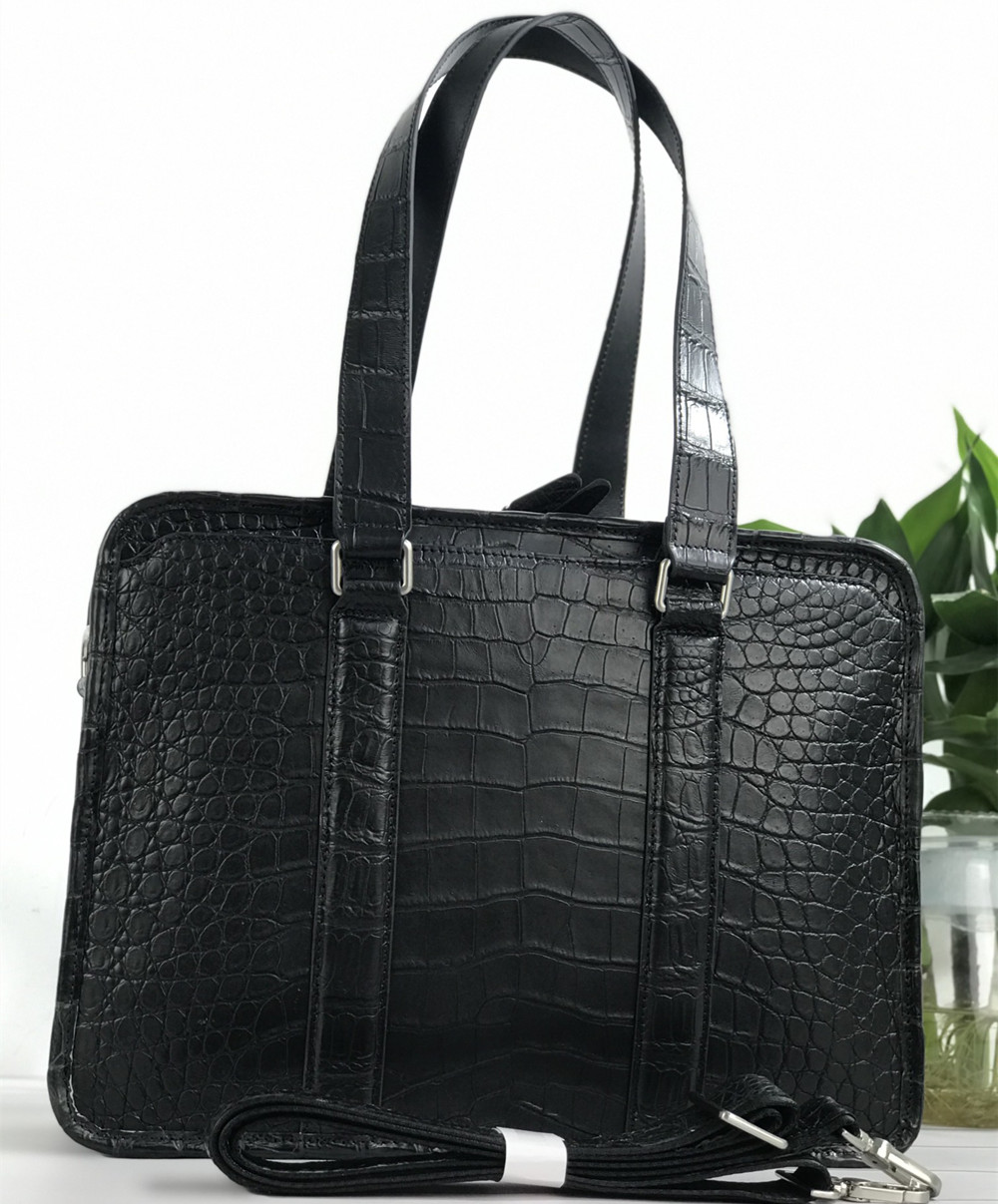 New crocodile leather laptop b - đánh giá và giá Luxury Bags Tote