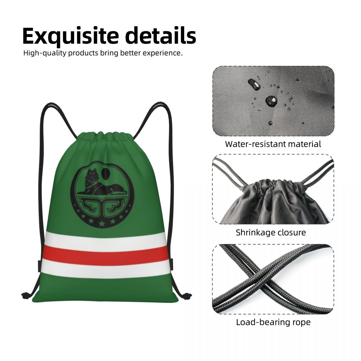 Custom Chechen Borz Drawstring - đánh giá và giá Luxury Yoga Bags